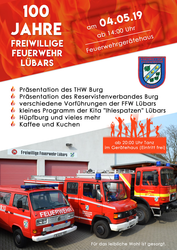 100 Jahre Freiwillige Feuerwehr Lübars